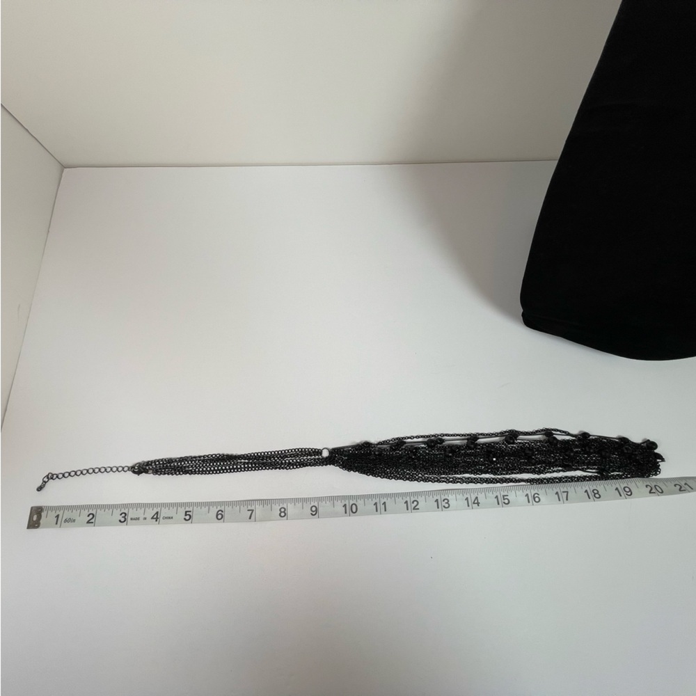 Back Multi-Layered Long Necklace - Picture 4 of 4